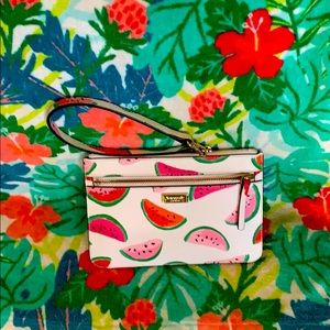 Kate Spade watermelon wristlet! Limited edition!